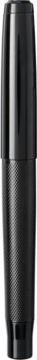 Thumbnail: Engraved Luxury Black Glossy Ballpoint pen and rollerball pen set