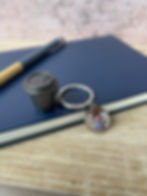 Thumbnail: Barista Keyring, Coffee Themed Gift,coffee cup Keyring,Engraved keyring