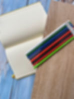 Thumbnail: 10 Printed Personalised unsharpened Pencils matching eraser, Teacher Gift
