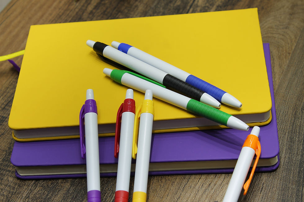 Thumbnail: Plastic pen 7 colours grip