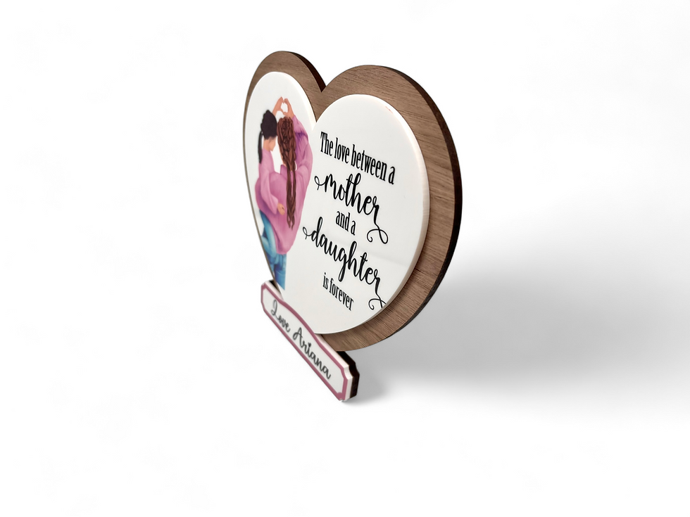 Thumbnail: Mother and Daughter Photo Frame | Bespoke Personalised Frame