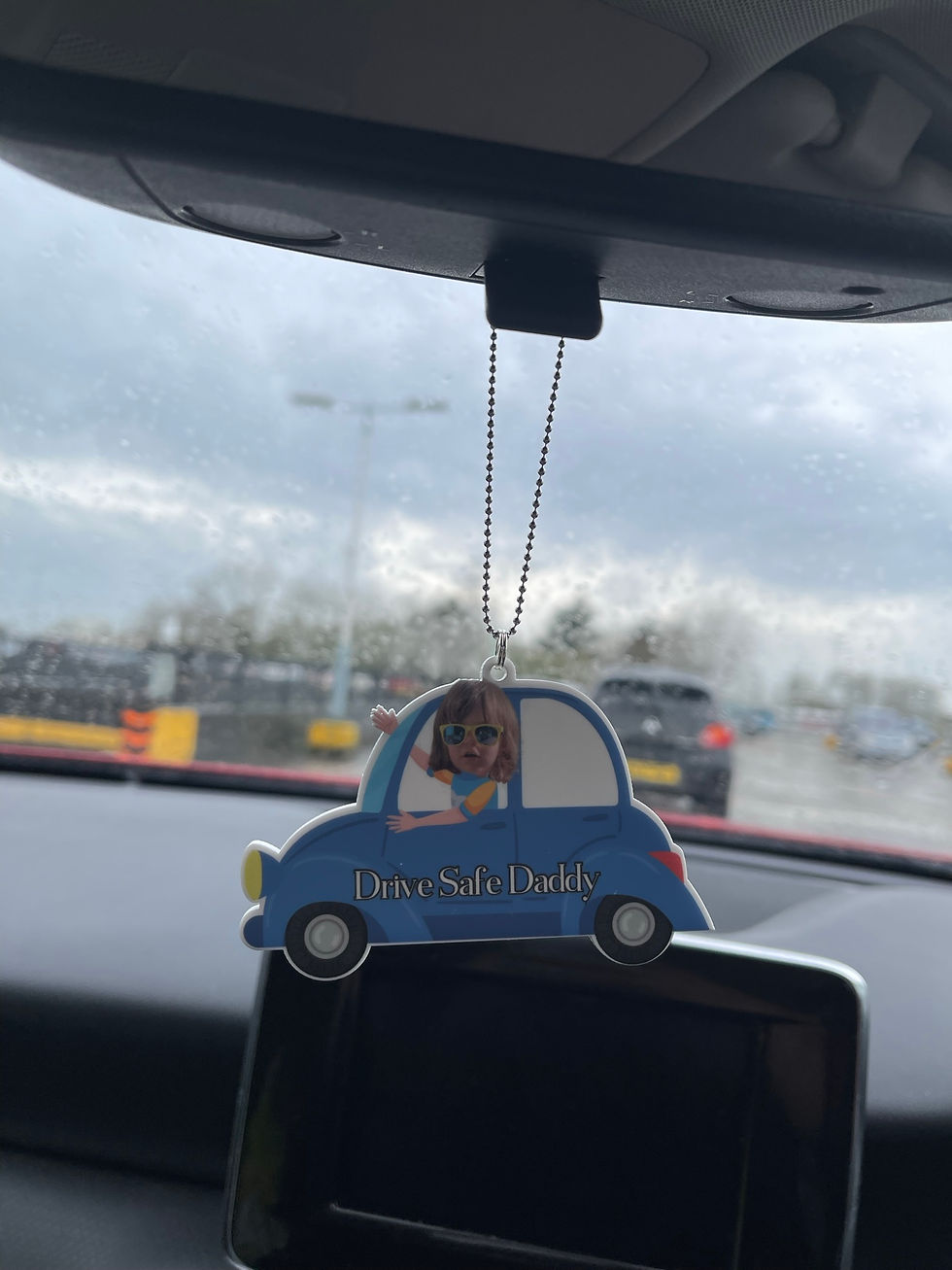 Thumbnail: Personalised Car charme, Car shape Ornament, Acrylic Ornament, Baby Gift