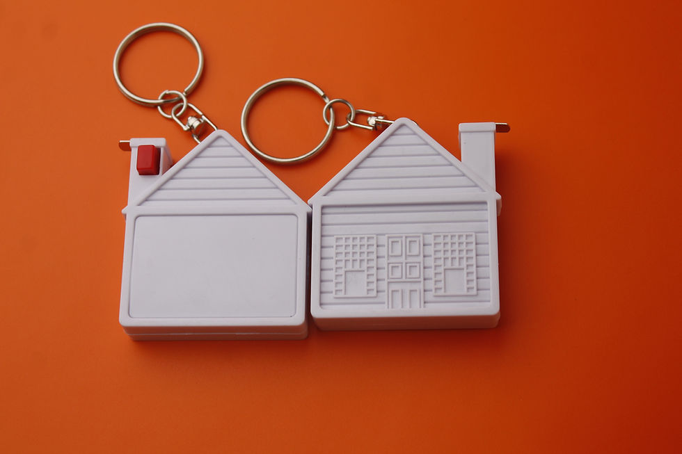 Thumbnail: House tape measure keyring