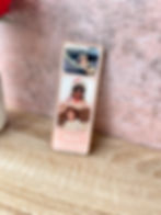 Thumbnail: Photo Strip Polaroid with text | Personalised Fridge magnet | Wedding favours |