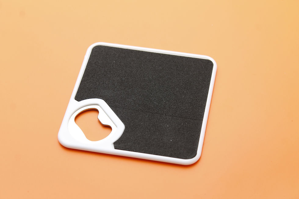 Thumbnail: Square coaster with bottle opener