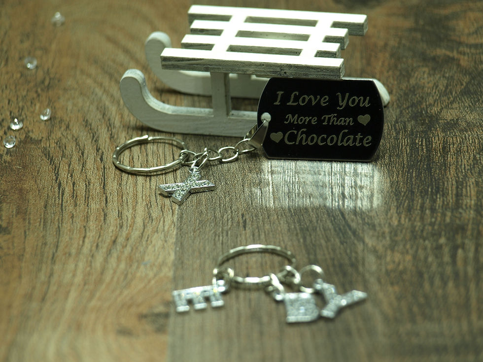 Metal oval 40 x 25mm Keyring