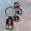 Thumbnail: Photo Keychain with round Charms, gift for her, Memory Keyring, engraved gift, p