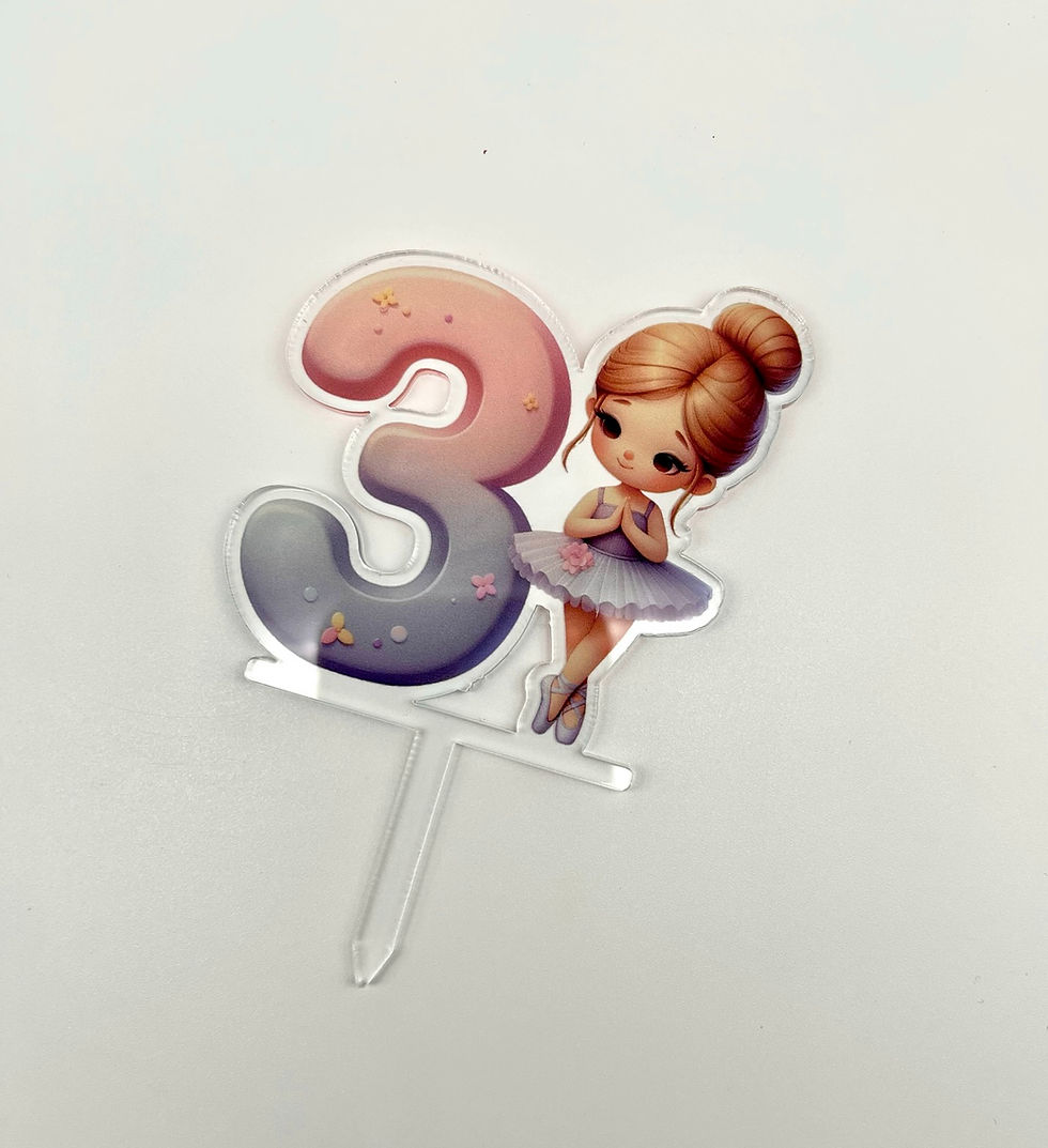 Thumbnail: Personalised cupcake topper | Baby cake topper | Cupcake topper | happy birthday