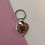Thumbnail: Personalised Heart Enrgaved Keyring Gift, Custom Engraved Keychain,Gift Keyring