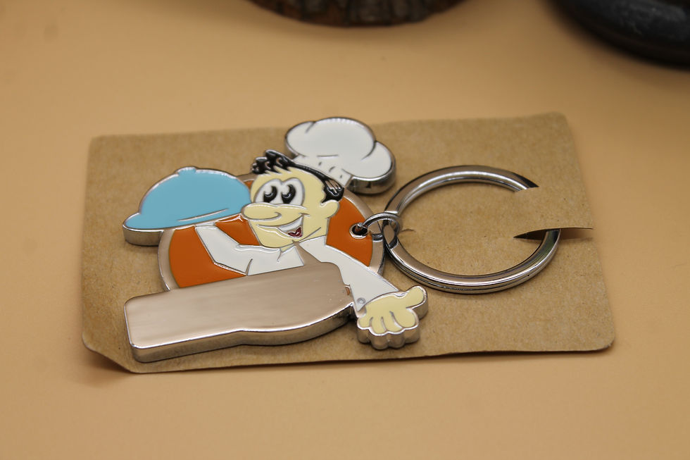Thumbnail: Personalised keyring gardener doctor painter professor handy man mechanic chef