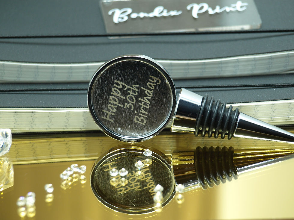 Thumbnail: Round Chrome Champagne Wine Beer Bottle Stopper