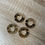 Thumbnail: Personalised Acrylic Round Sewing Tag Button Shape with Heart Engraved