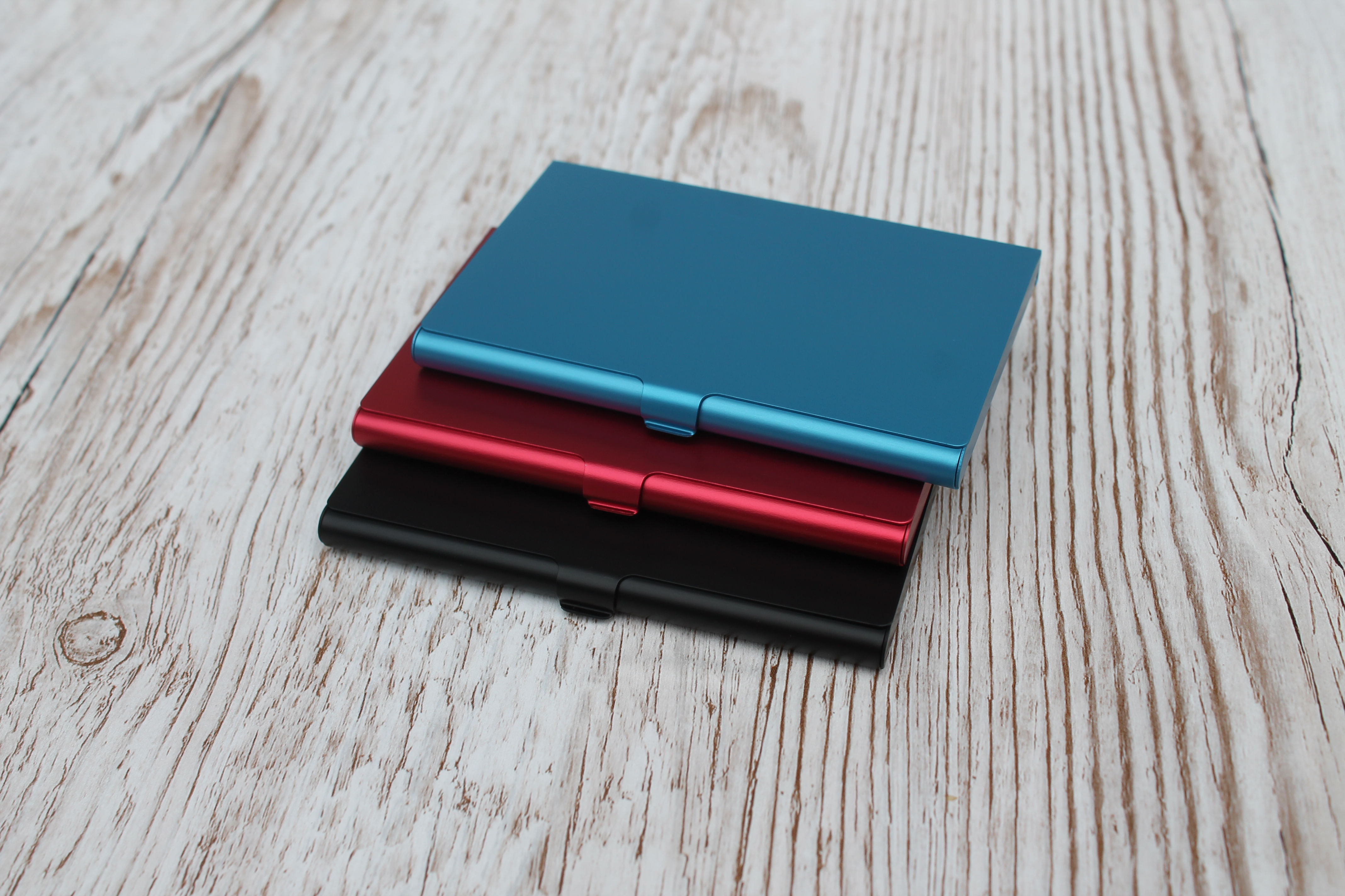 Personalised Business Card Holder office desk metal