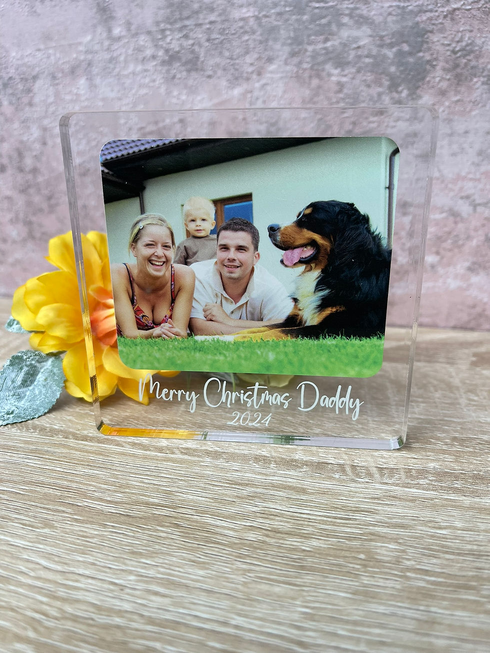 Personalised Square Photo Block Polaroid Style Acrylic Block| Polaroid X Max