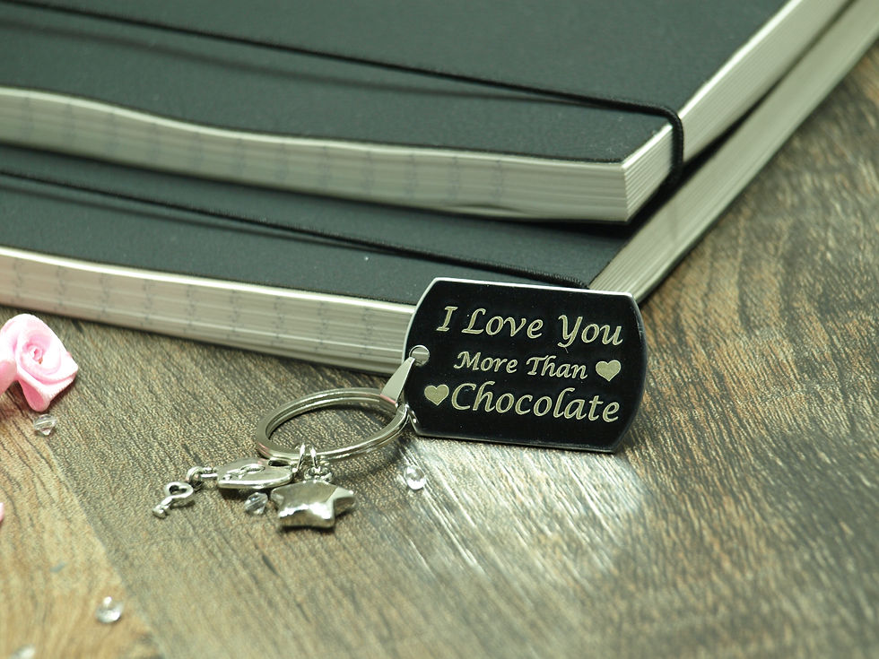 Thumbnail: Metal oval 40 x 25mm Keyring