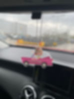Thumbnail: Personalised Cute Baby Face Car shape Ornament, Acrylic Ornament
