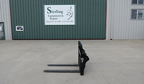 Used Manitou MLT Telehandler Pallet Forks (Stk# 5893)