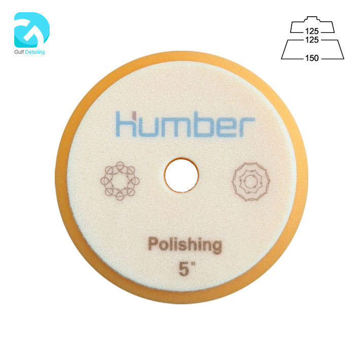 Humber Dual Action Medium Orange Polishing Foam Pad 5 inch