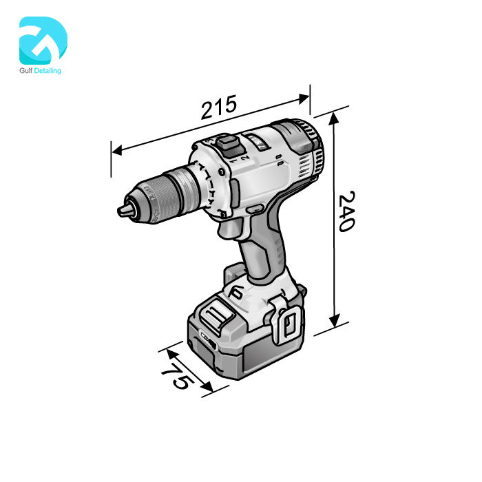 Thumbnail: FLEX Cordless Brushless Drill DD 4G-EC 18.0 Basic