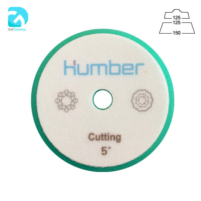 Humber Dual Action Coarse Green Cutting Foam Pad 5 inch