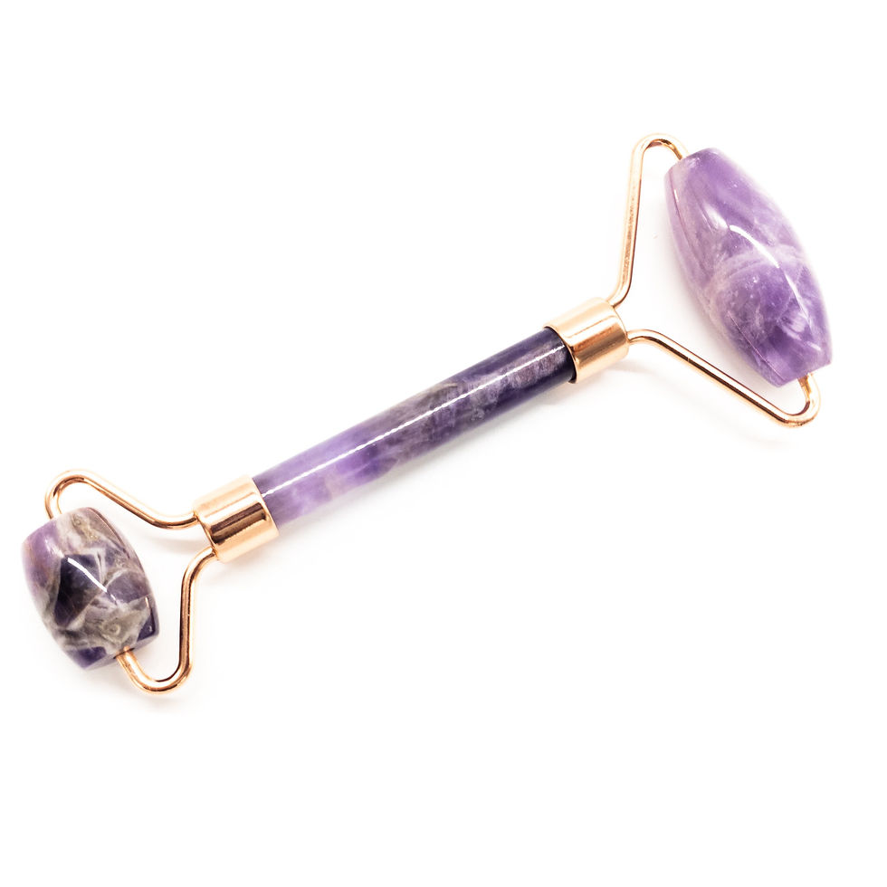Thumbnail: Copper & Crystal Face Roller - Massager