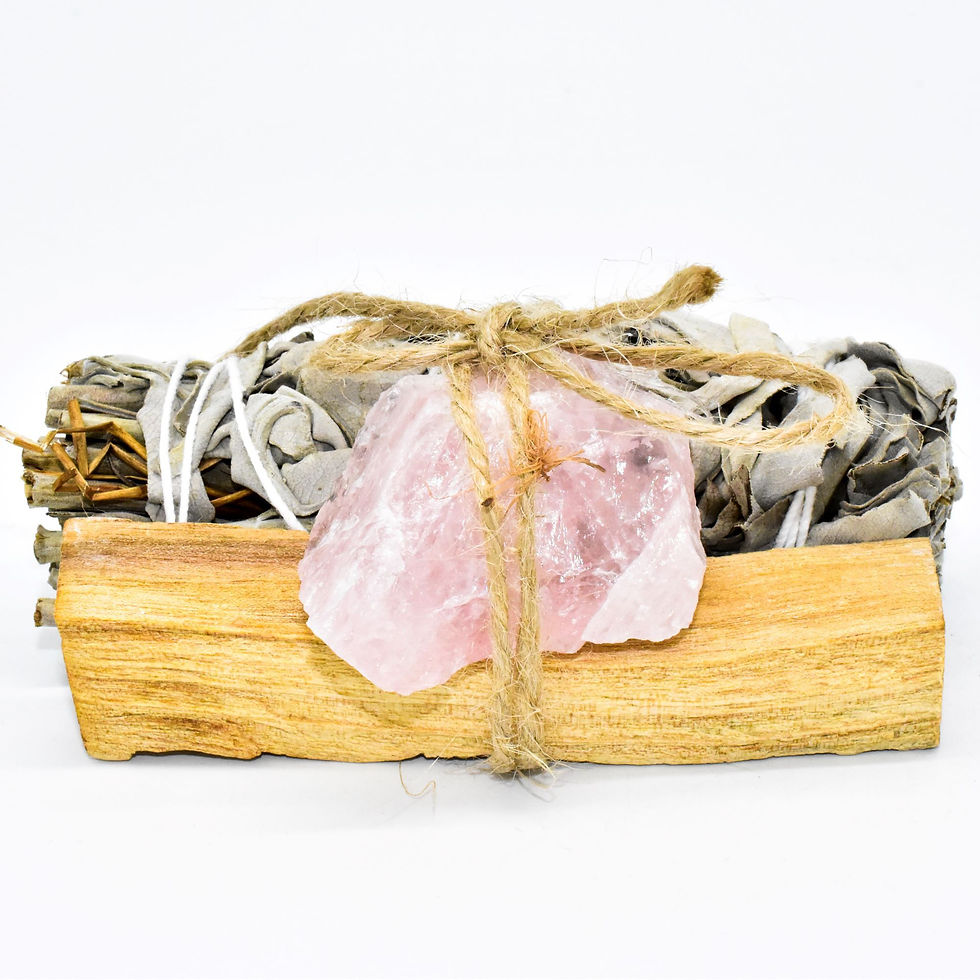 Thumbnail: Palo Santo, Sage & Crystal Smudging Bundle