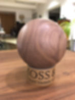 Solid Walnut Sphere