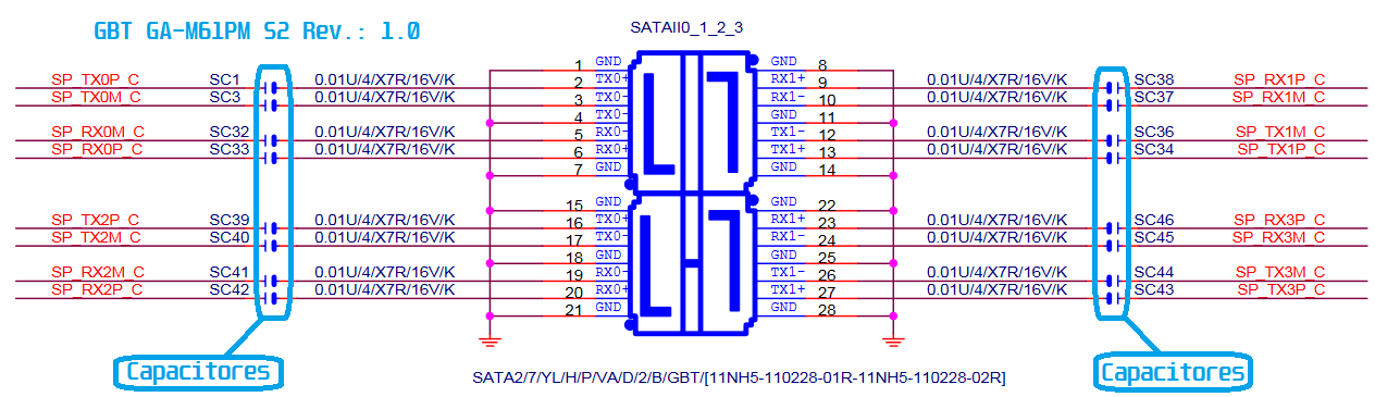 SATA - GBT GA M61PM S2