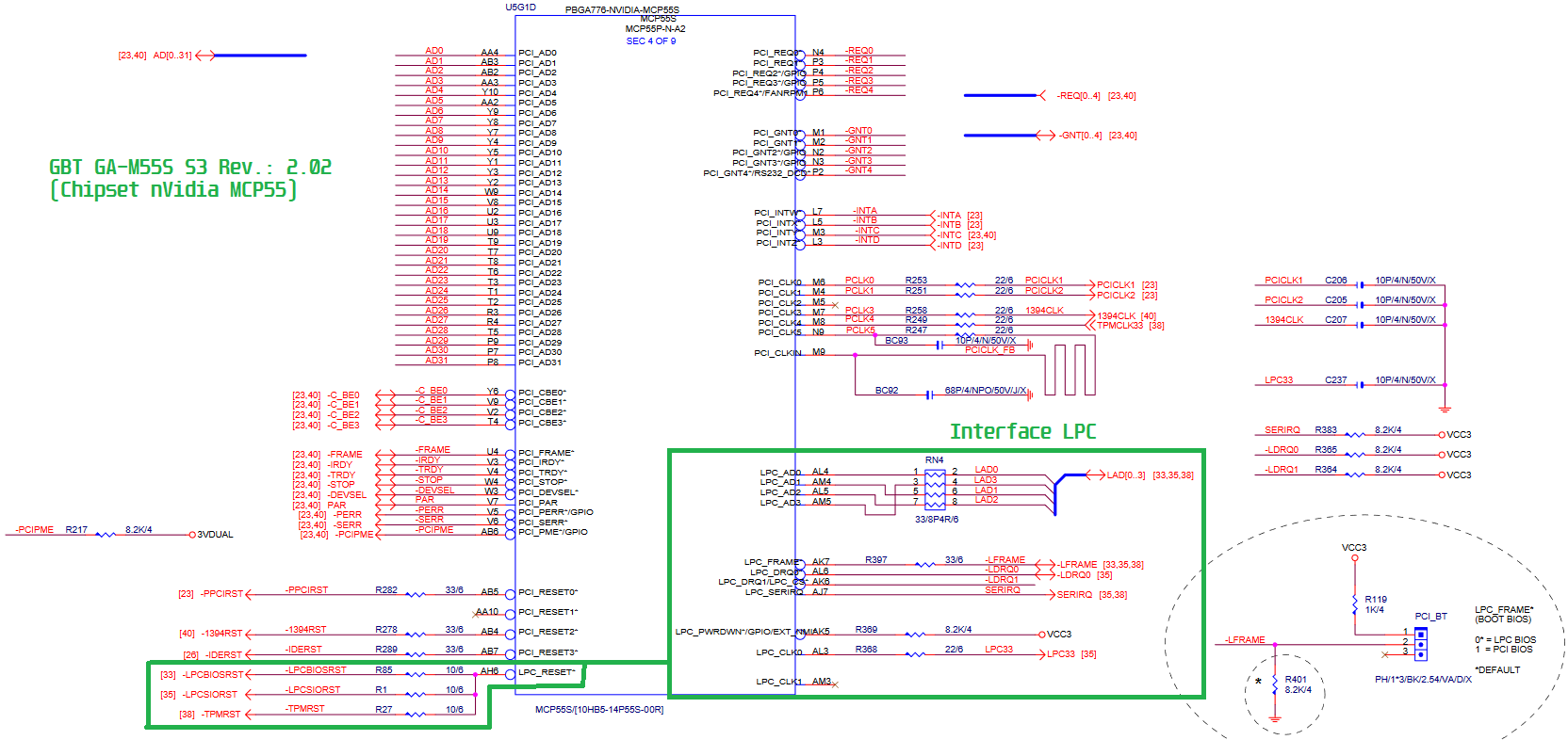 PCI control - GBT GA M55S S3