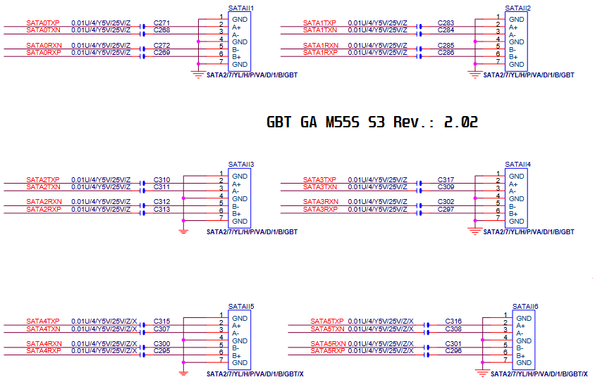 SATA - GBT GA M55S S3 Rev 2.02