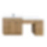 American Vanity Cabinet, Skyline Collection, Honey Wheat-Slim, Honey Wheat, Slim Shaker Door