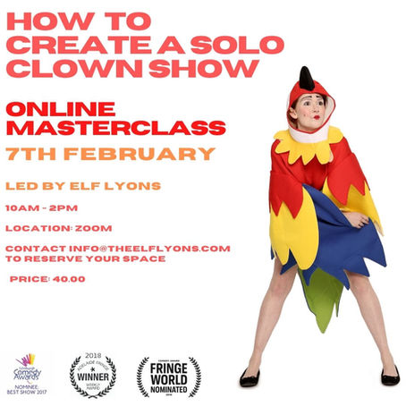 New Masterclass: 7th Feb - Zoom