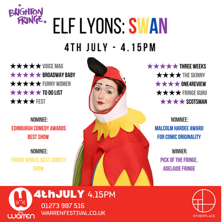 NEW DATES FOR SWAN & HOUSE OF HORRORS AT BRIGHTON FRINGE