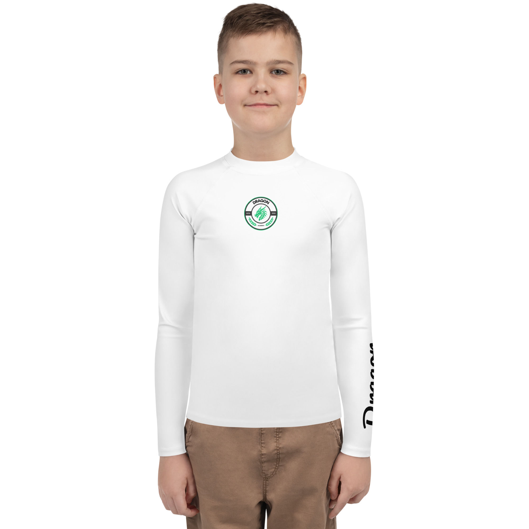 Dragon Academy Youth Base Layer - White