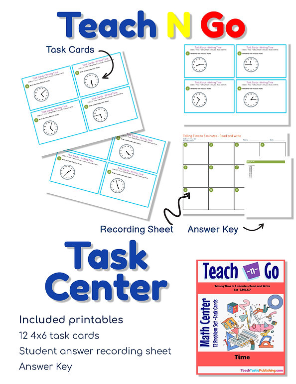 Touch Counting Math Center| TeachTastic IEP Teaching Resources