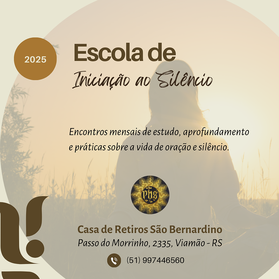 Escola de Iniciação ao Silêncio 2025