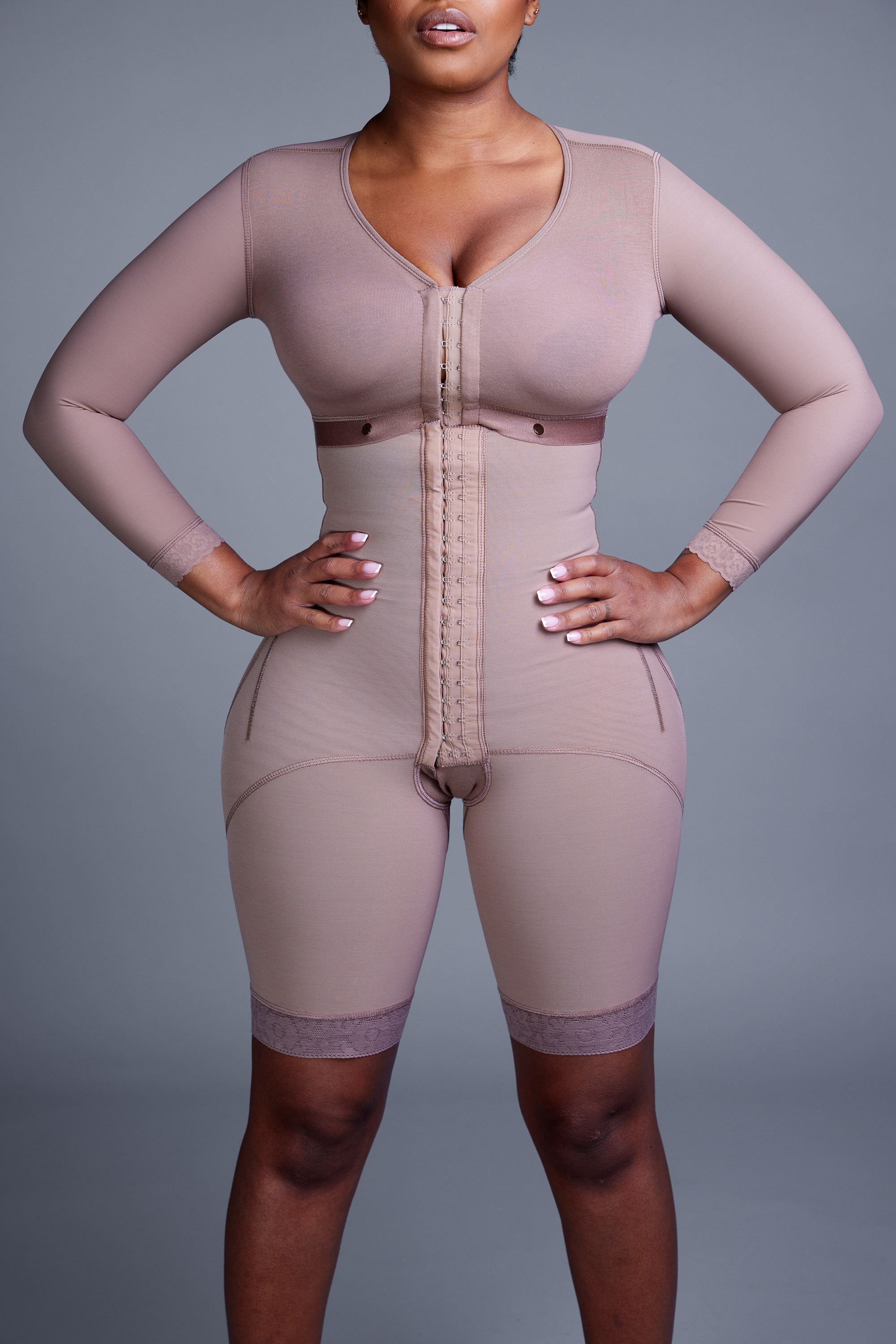 Cocoa Full Body Stage 2 Faja With Sleeves
