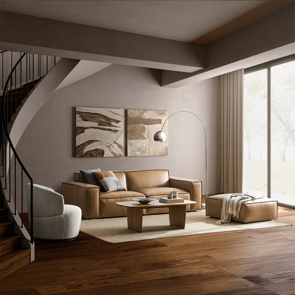Thumbnail: Stella (2-Seat) Leather Sofa