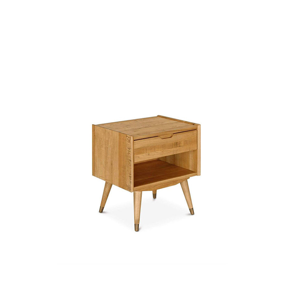 Thumbnail: Natural Solid Wood Bedside