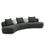 Thumbnail: Moon Curve Petite Sofa