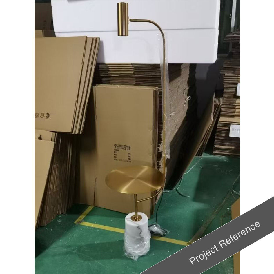 Thumbnail: Marble Table Floor Lamp
