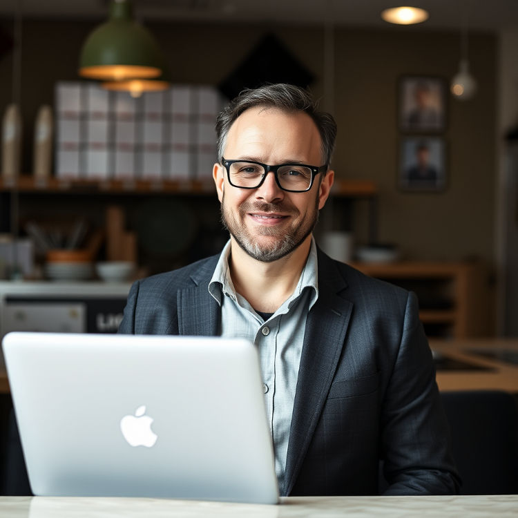 A business owner evaluates his strategic plan to prepare for future growth and success.