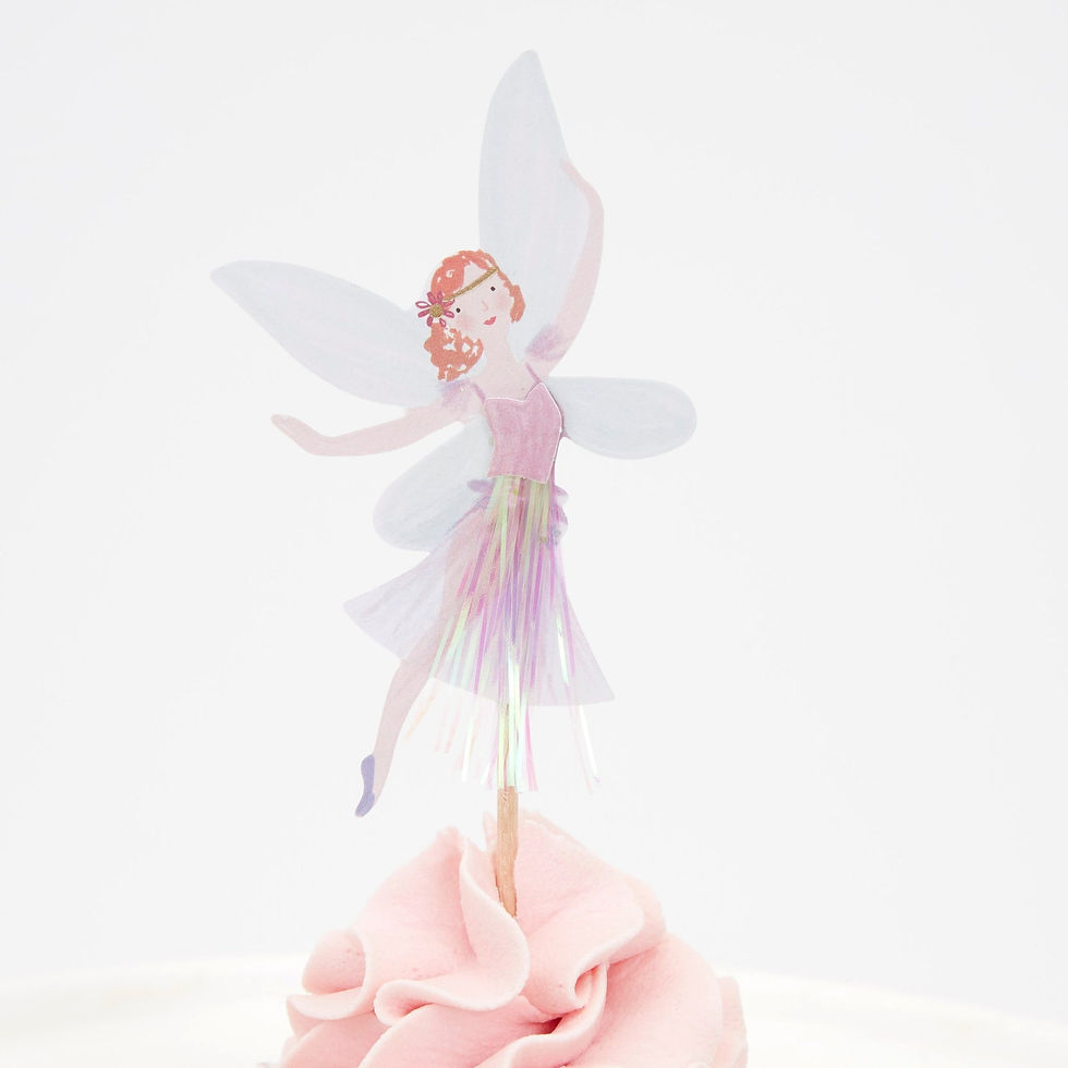 Miniaturbild: Meri Meri - Feeni-Cupcake-Kit (Satz mit 24 Tortenaufsätzen)
