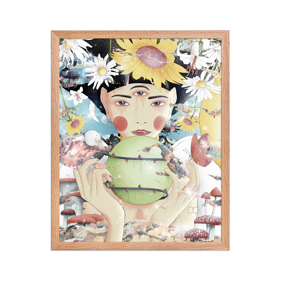 Thumbnail: "Genesis" (2025-2026) Framed Print