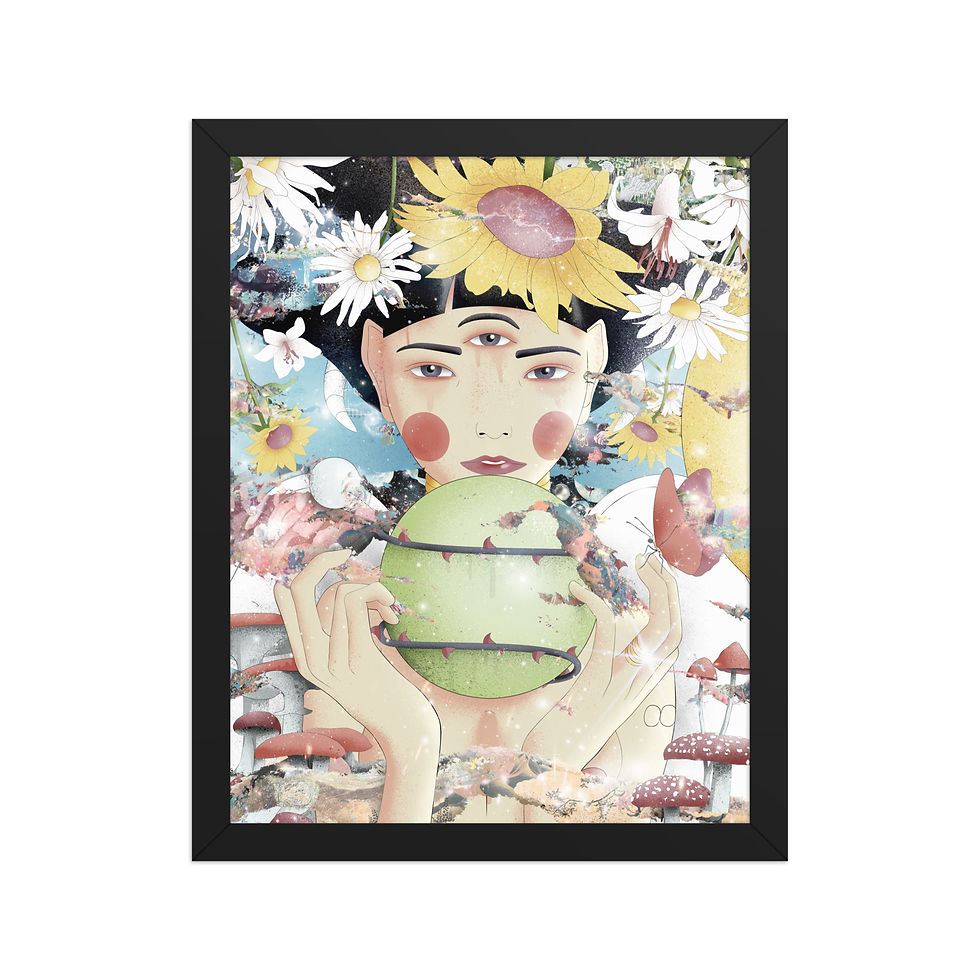 Thumbnail: "Genesis" (2025-2026) Framed Print