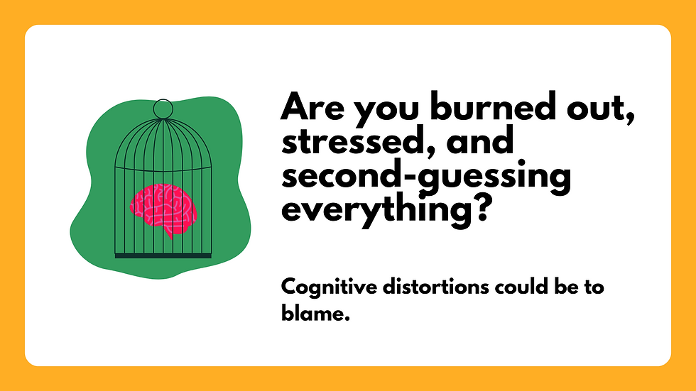 How Cognitive Distortions (your brain) Cause Burnout: A Resilience Speaker’s Guide to Rewiring Your Brain at Work