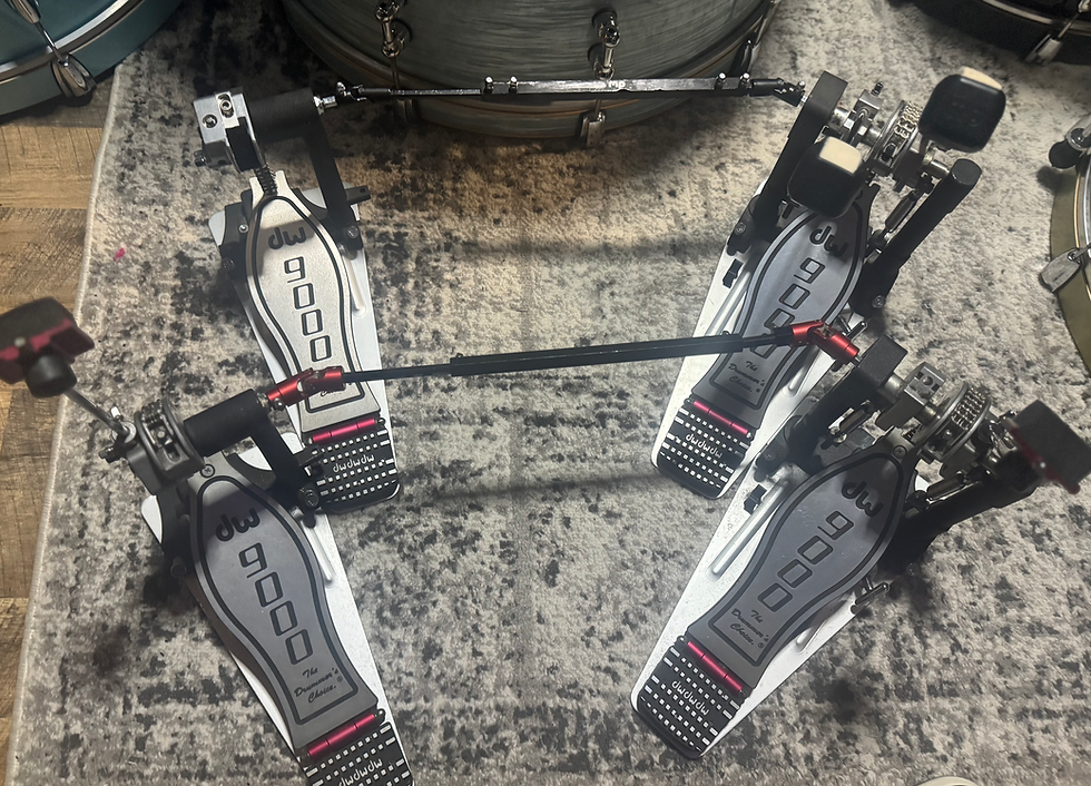 DW 9000 Double Kick Black