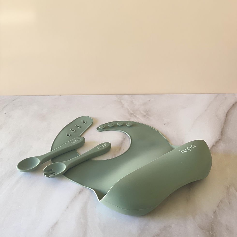 Miniatura: Set babero + cubiertos