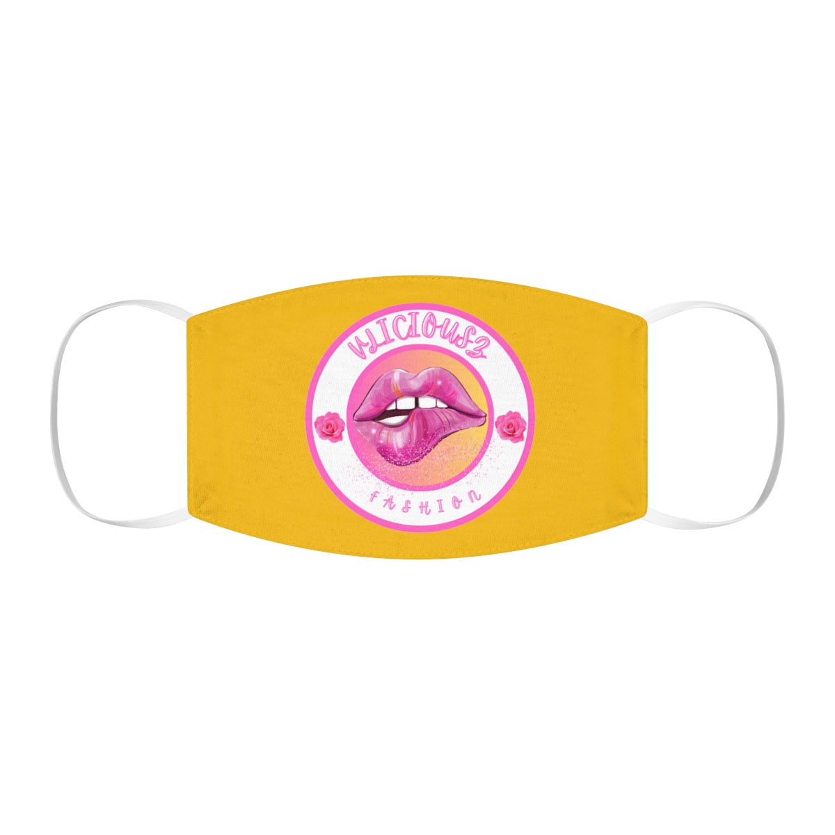 Vliciousz Yellow Snug-Fit Polyester Face Mask