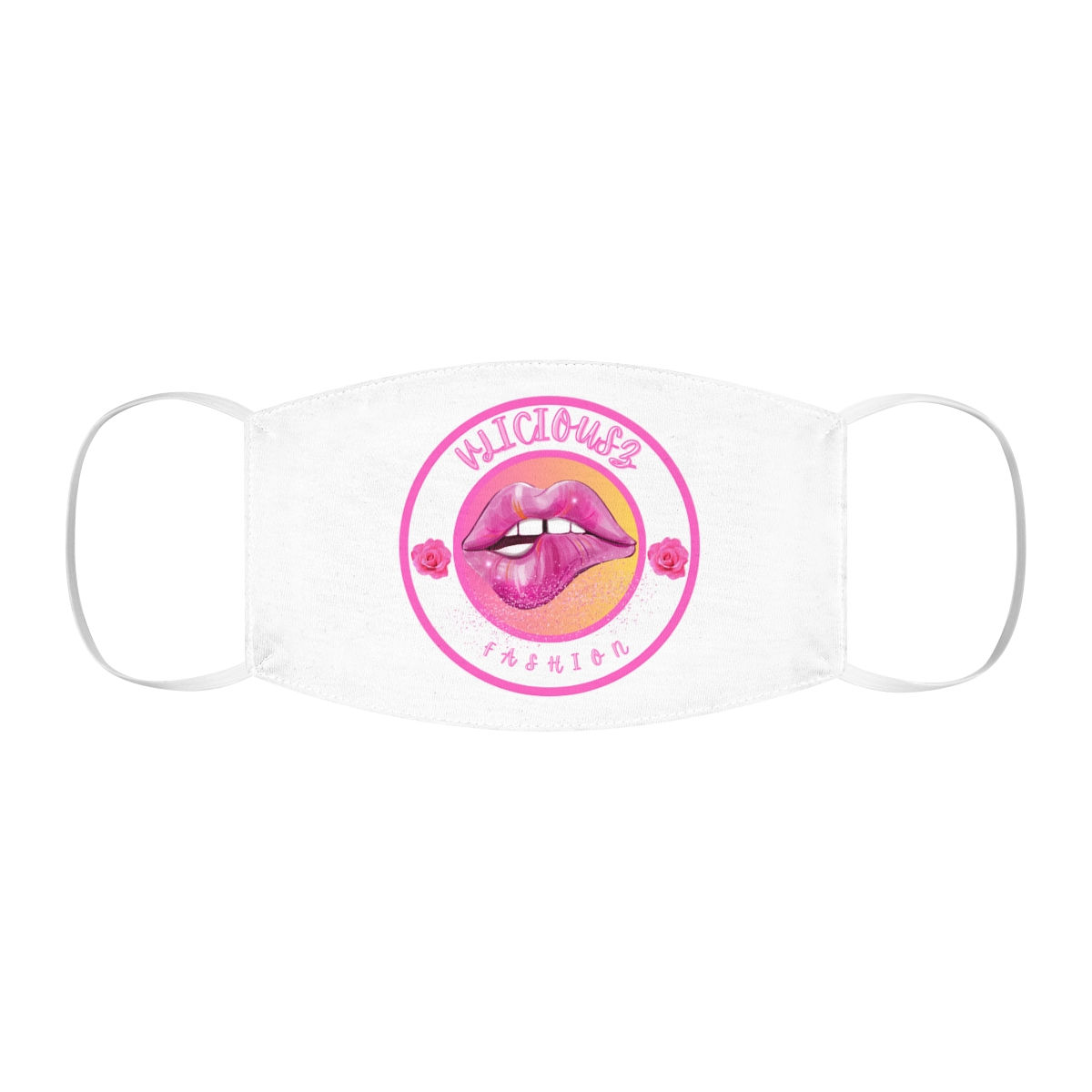 Vliciousz White Snug-Fit Polyester Face Mask